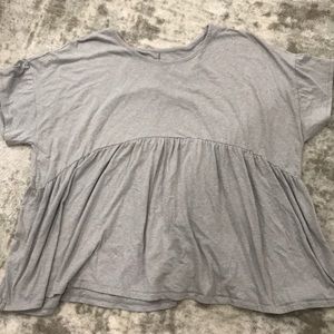 Oversized baby doll top from Anthropologie